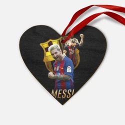 Деревянная игрушка Сердце Messi