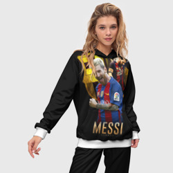 Женский костюм с толстовкой 3D Messi - фото 2