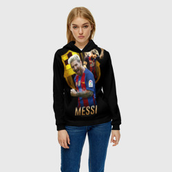 Женская толстовка 3D Messi - фото 2