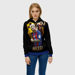 Женская толстовка 3D Messi - фото 2