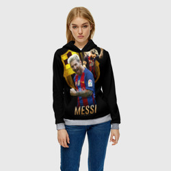 Женская толстовка 3D Messi - фото 2