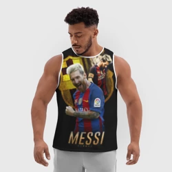 Мужская спортивная майка 3D Messi - фото 2