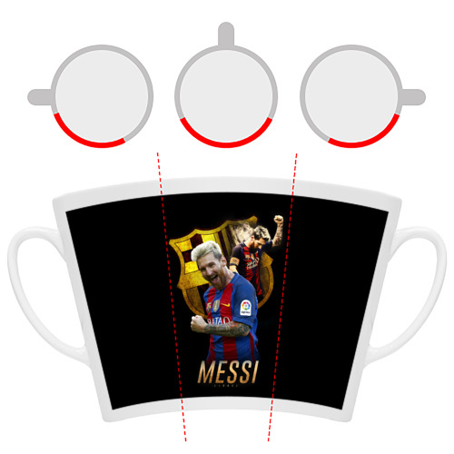 Кружка Латте Messi - фото 6