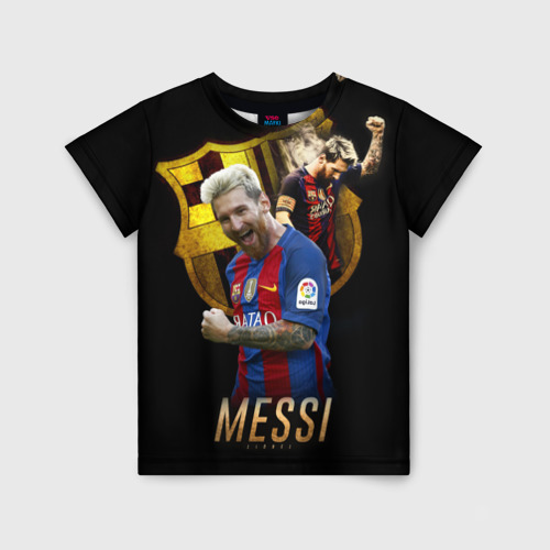 Детская футболка 3D Messi Фото 01 Детская футболка 3D Messi Фото 01
