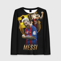 Женский лонгслив 3D Messi