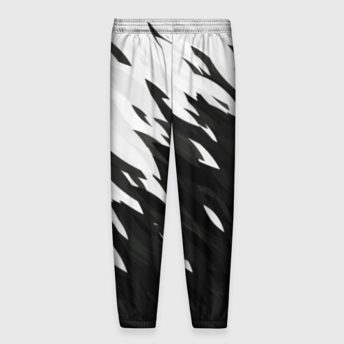 Мужские брюки 3D Black & white, цвет 3D печать - фото 2