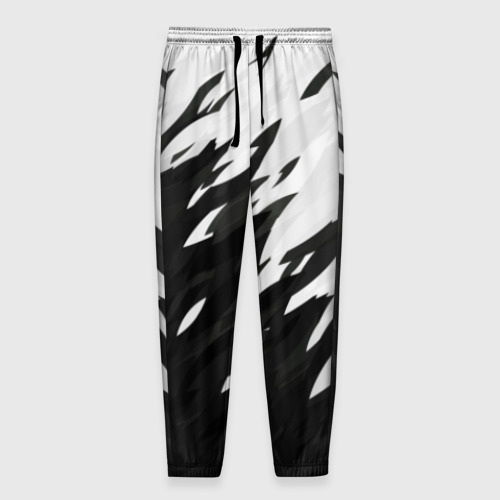 Мужские брюки 3D Black & white, цвет 3D печать