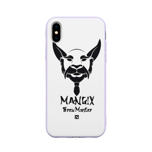 Чехол для Apple iPhone X силиконовый матовый MANGIX Фото 01 Чехол для Apple iPhone X силиконовый матовый MANGIX Фото 01