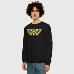 Мужской свитшот хлопок Weyland-Yutani - фото 2
