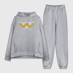 Женский костюм хлопок Oversize Weyland-Yutani