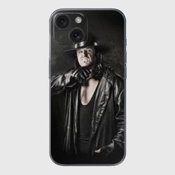 Чехол для iPhone 15 силиконовый с защитой камеры Гробовщик 2