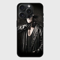 Чехол силиконовый для Apple iPhone 15 Pro Мax матовый Гробовщик 2