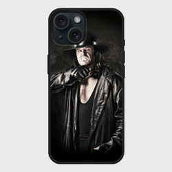 Чехол силиконовый для Apple iPhone 15 матовый Гробовщик 2