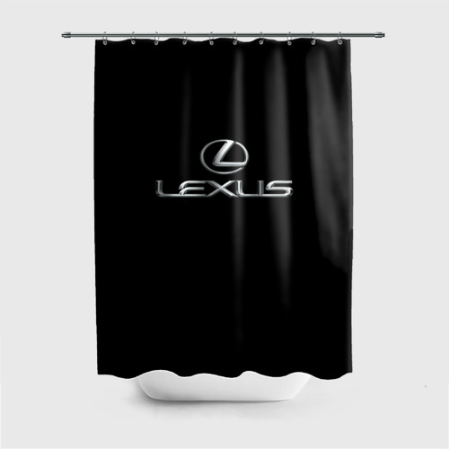Штора 3D для ванной Lexus