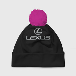 Шапка 3D c помпоном Lexus