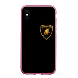 Чехол для iPhone XS Max матовый Lamborghini