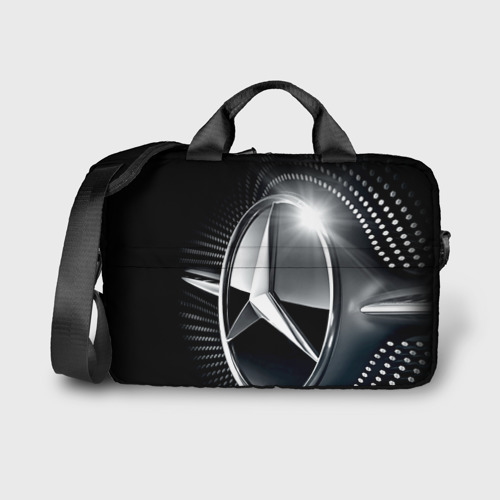 Сумка для ноутбука 3D Mercedes-Benz, цвет 3D печать