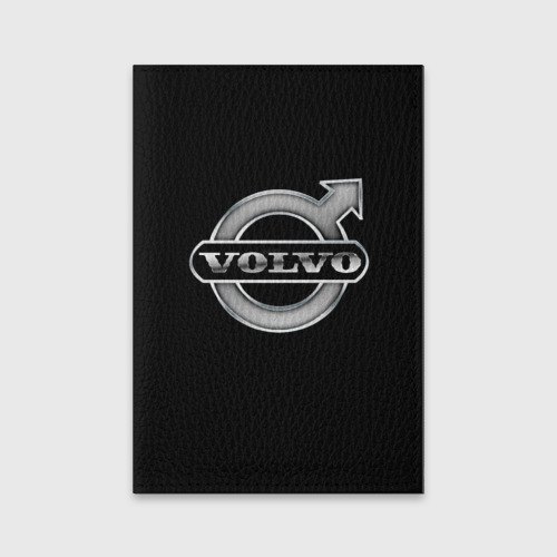 Обложка для паспорта матовая кожа Volvo