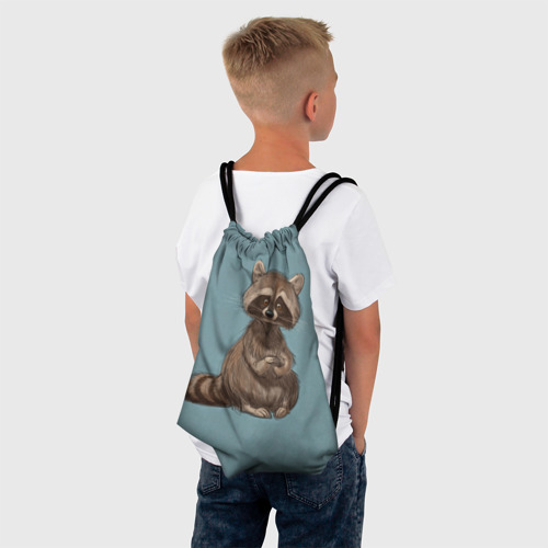 Рюкзак-мешок 3D Raccoon - фото 4