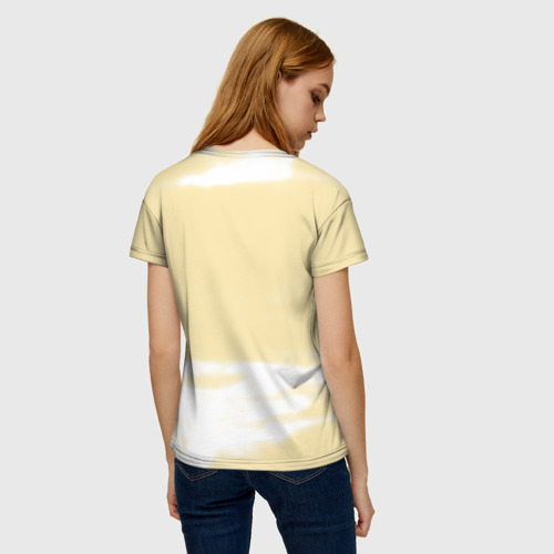 Женская футболка 3D с принтом Я лисица, вид сзади #2
