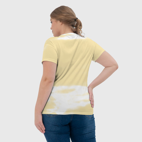 Женская футболка 3D с принтом Я лисица, вид сзади #2