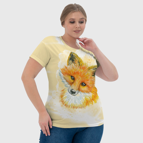 Женская футболка 3D с принтом Я лисица, фото #4
