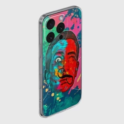 Чехол для iPhone 16 Pro Max силиконовый с защитой камеры Сальвадор Дали - фото 2