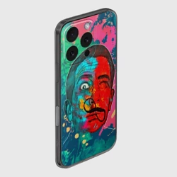 Чехол для iPhone 16 Pro силиконовый с защитой камеры Сальвадор Дали - фото 2