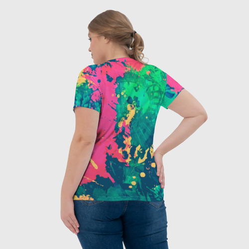 Женская футболка 3D Сальвадор Дали, цвет 3D печать - фото 7