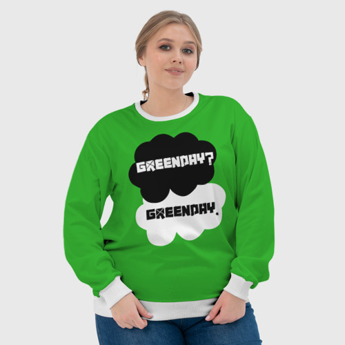 Женский свитшот 3D Green day - фото 6