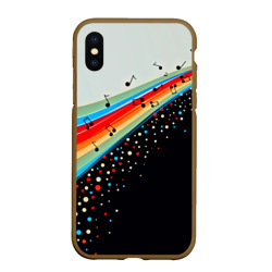 Чехол для iPhone XS Max матовый Музыка