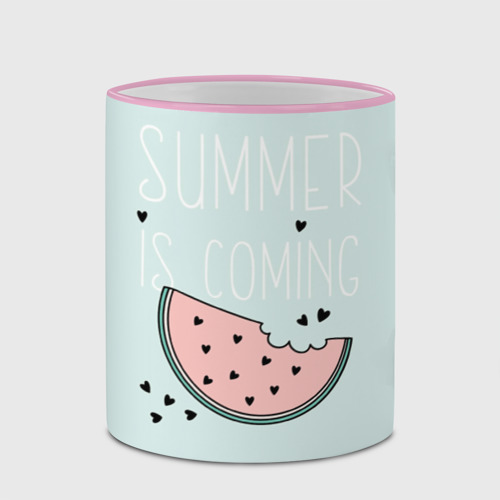 Кружка с полной запечаткой Summer, цвет Кант розовый - фото 4