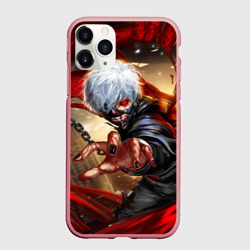 Чехол для iPhone 11 Pro Max матовый Blood Канеки