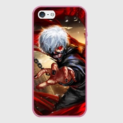 Чехол для iPhone 5/5S матовый Blood Канеки