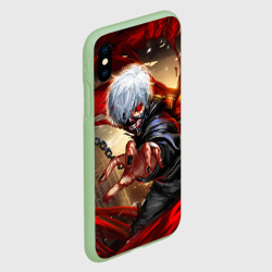 Чехол для iPhone XS Max матовый Blood Канеки - фото 2