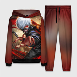 Женский костюм с толстовкой 3D Blood Канеки