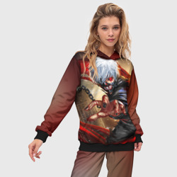 Женский костюм с толстовкой 3D Blood Канеки - фото 2