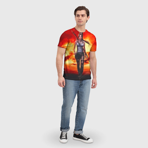 Мужская футболка 3D Tomb Raider, цвет 3D печать - фото 5