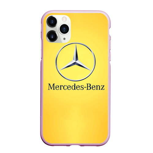 Чехол для iPhone 11 Pro матовый Yellow Benz