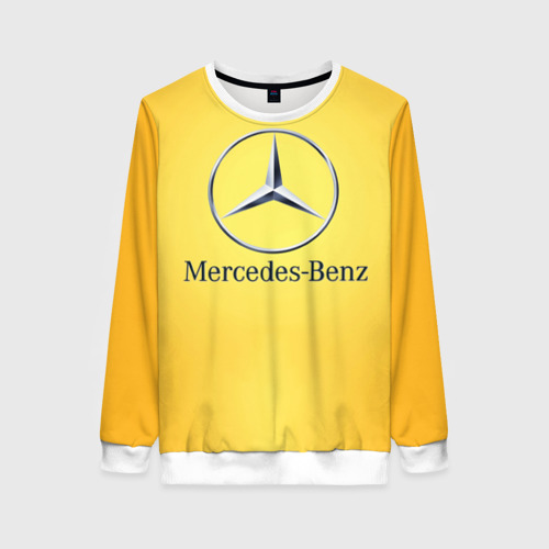 Женский свитшот 3D Yellow Benz