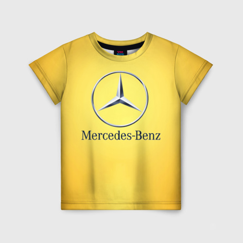 Детская футболка 3D Yellow Benz Фото 01 Детская футболка 3D Yellow Benz Фото 01