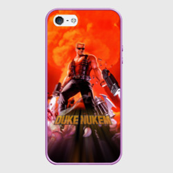 Чехол для iPhone 5/5S матовый Duke Nukem