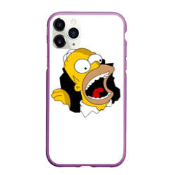 Чехол для iPhone 11 Pro Max матовый The Simpsons