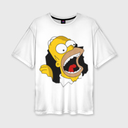 Женская футболка oversize 3D The Simpsons