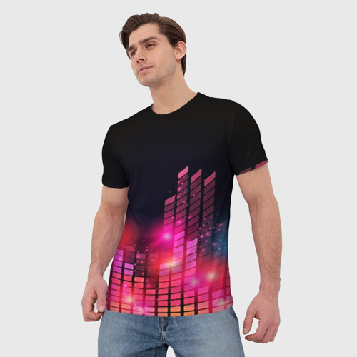 Мужская футболка 3D Equalizer light - фото 3