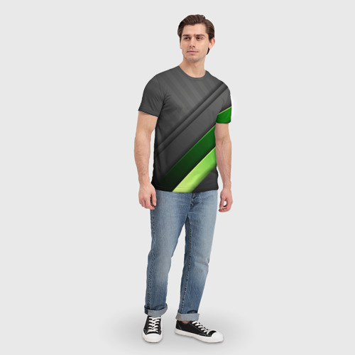 Мужская футболка 3D Абстракция 17, цвет 3D печать - фото 5