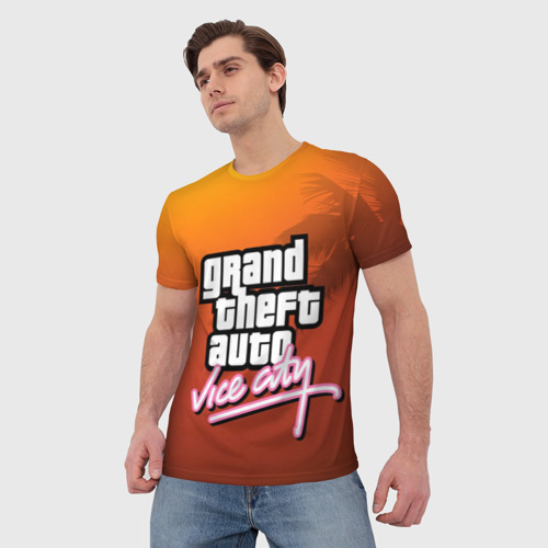Мужская футболка 3D GTA - фото 3