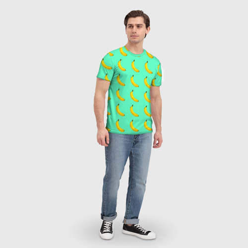 Мужская футболка 3D Banana, цвет 3D печать - фото 5
