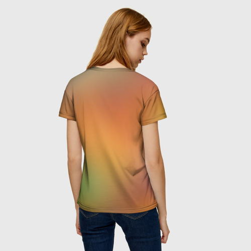 Женская футболка 3D Vegetarian, цвет 3D печать - фото 4