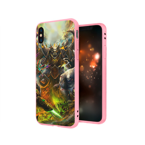 Чехол для Apple iPhone X силиконовый матовый Рыцарь дракон Фото 01 Чехол для Apple iPhone X силиконовый матовый Рыцарь дракон Фото 01